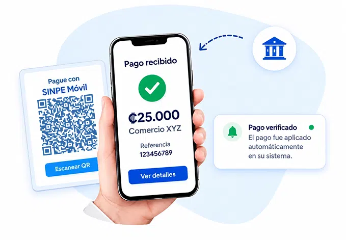 Reciba pagos por SINPE Móvil